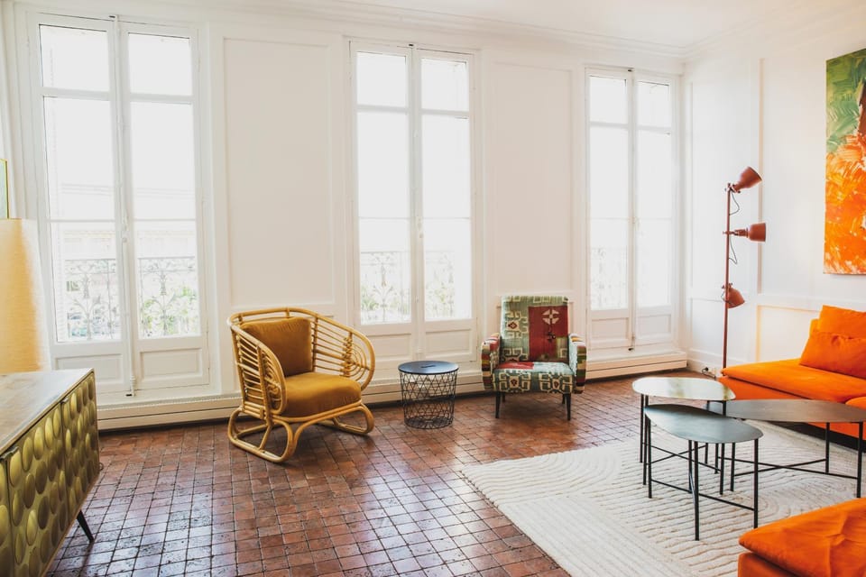 Magnificent Marseille 3-bedroom penthouse apartment with elevator, AC Apartment in Marseille