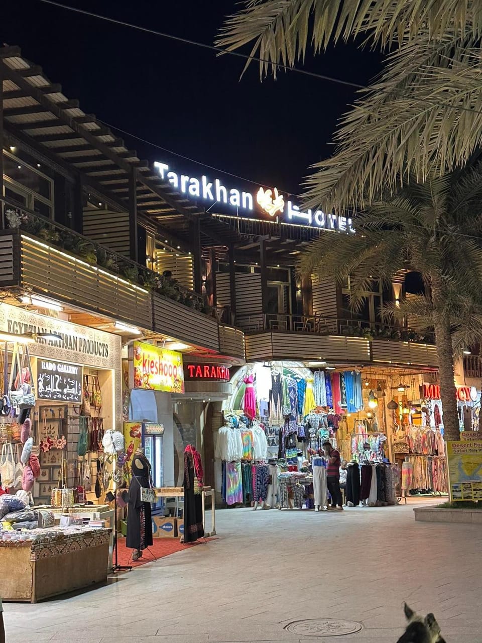 Property building, Night, City view, Street view, Location