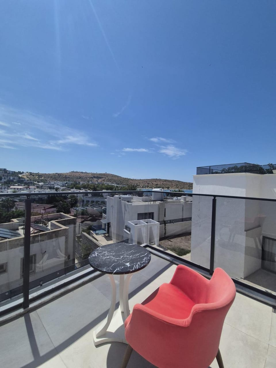 Day, Natural landscape, View (from property/room), Balcony/Terrace, Sea view