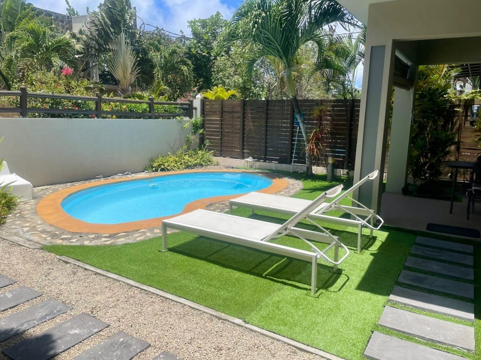 Villa Pacifique, maison spacieuse meublée, logement entier,piscine privee House in Flacq District, Mauritius