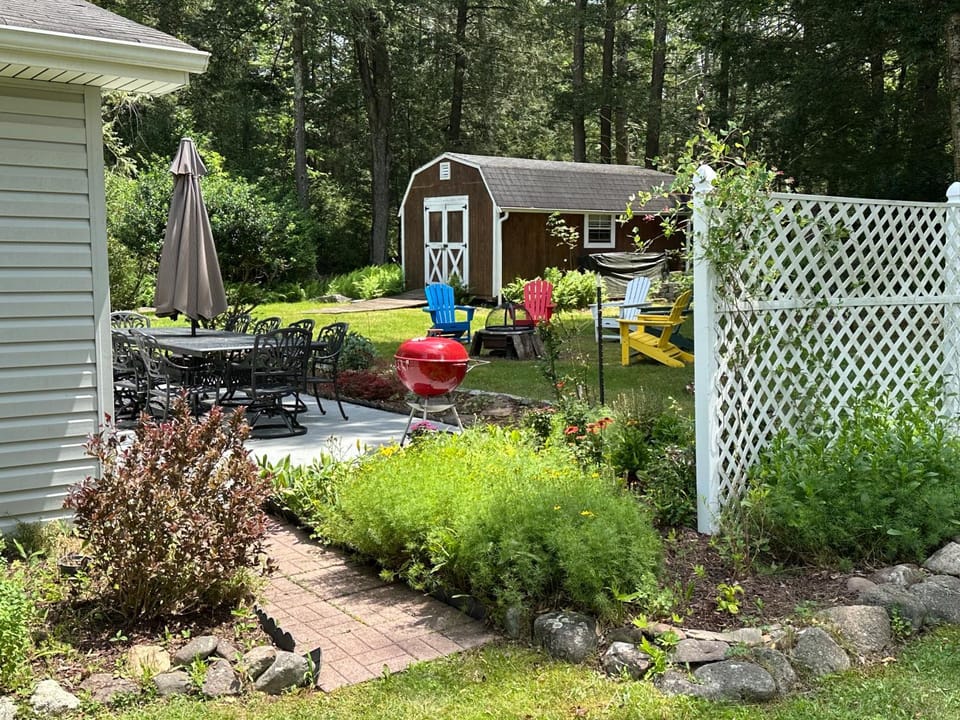 Patio, Day, Garden view
