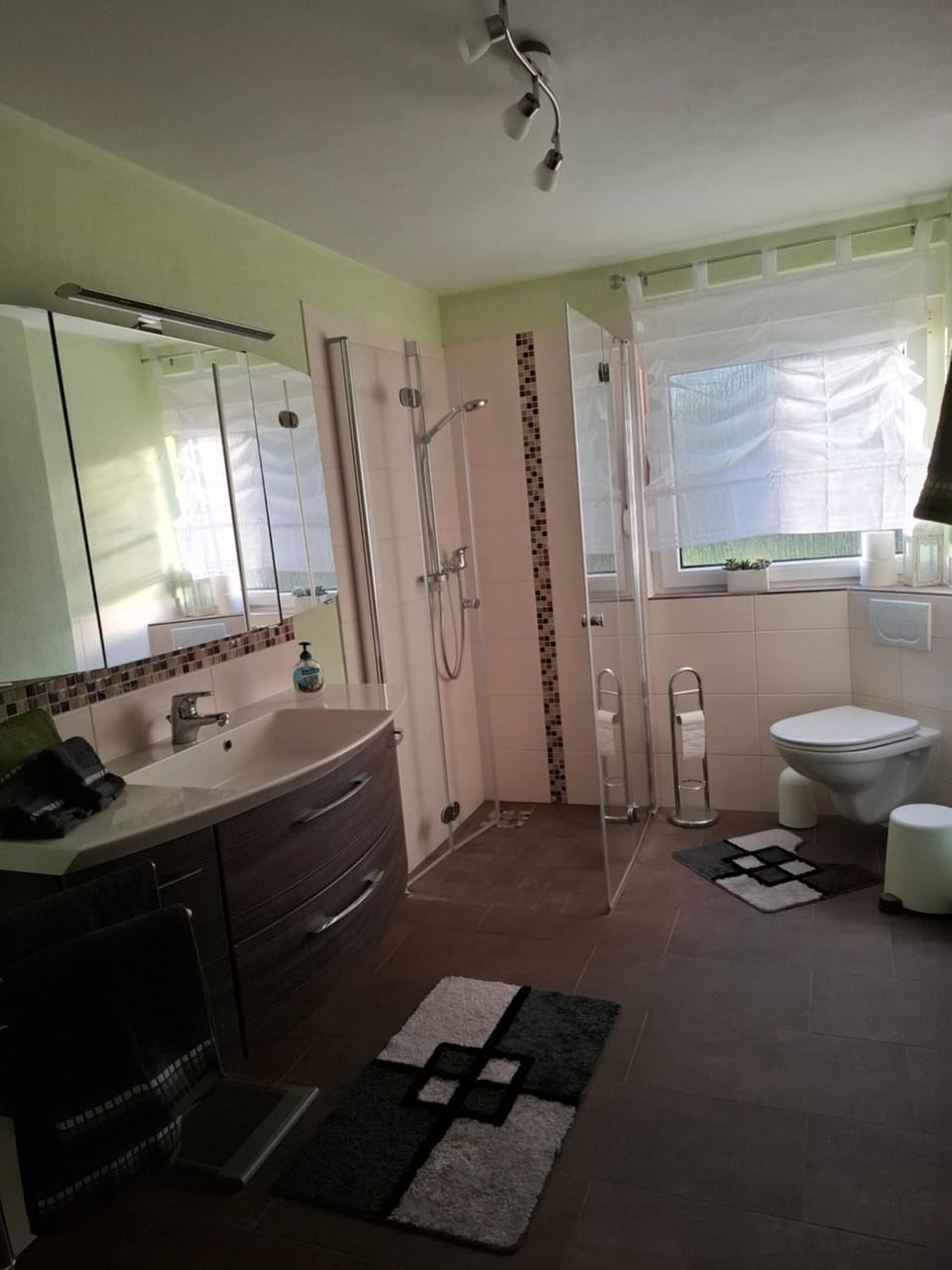 Shower, Toilet, Bathroom, towels