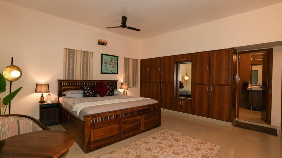 Bed, Bedroom, wardrobe