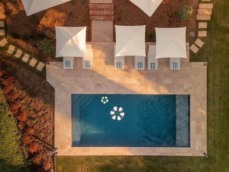 Bird's eye view, Swimming pool, Swimming pool
