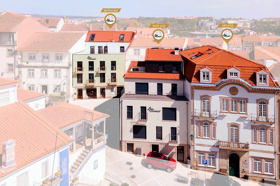 Property building, Bird's eye view, Street view, Location
