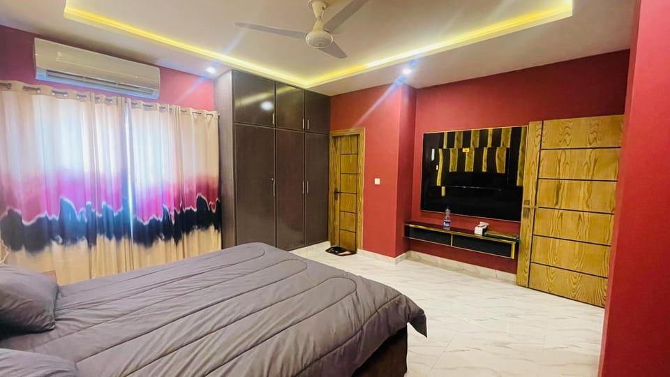 Park view city dancing fountains lake face Apartment in Islamabad
