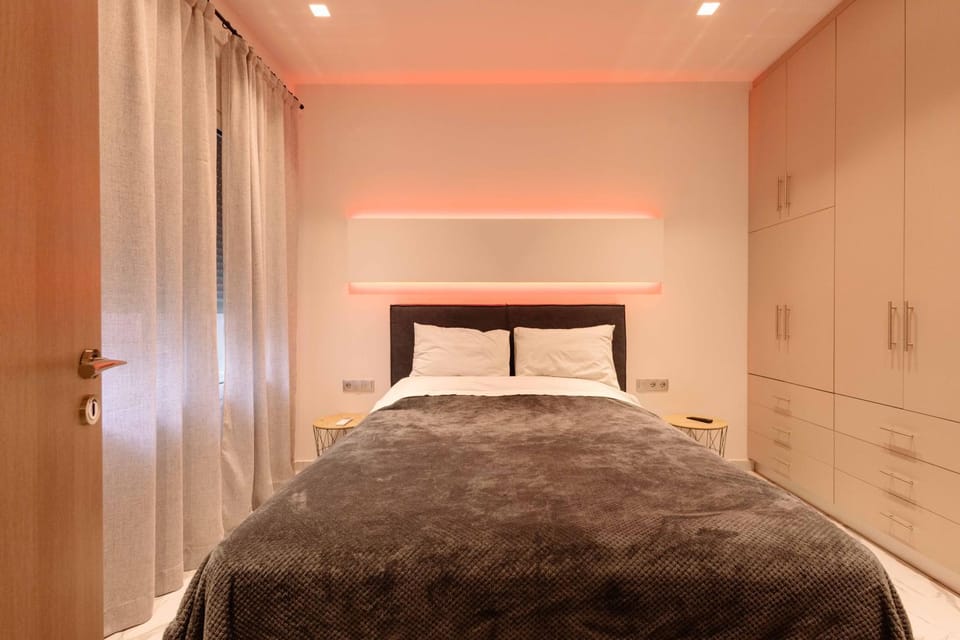 Bed, Bedroom, wardrobe