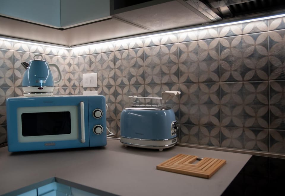 microwave, toaster