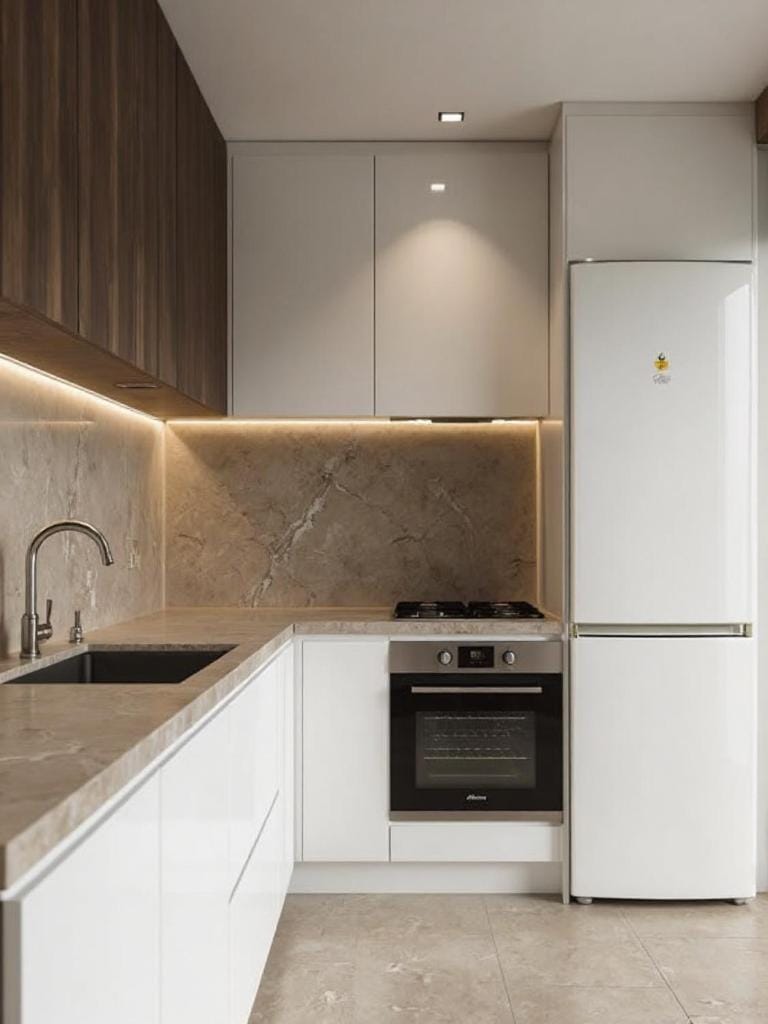 Kitchen or kitchenette, minibar, oven