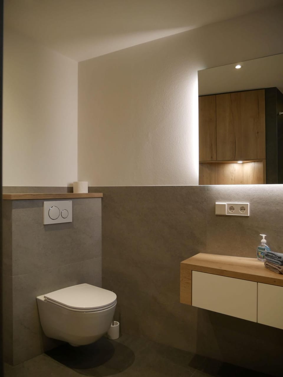 Bathroom, Living room