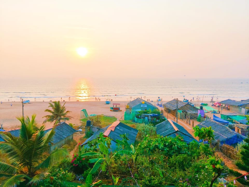 Balcony/Terrace, Beach, Sea view, Sunset