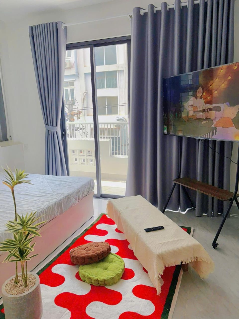 Living room, Seating area, Bedroom