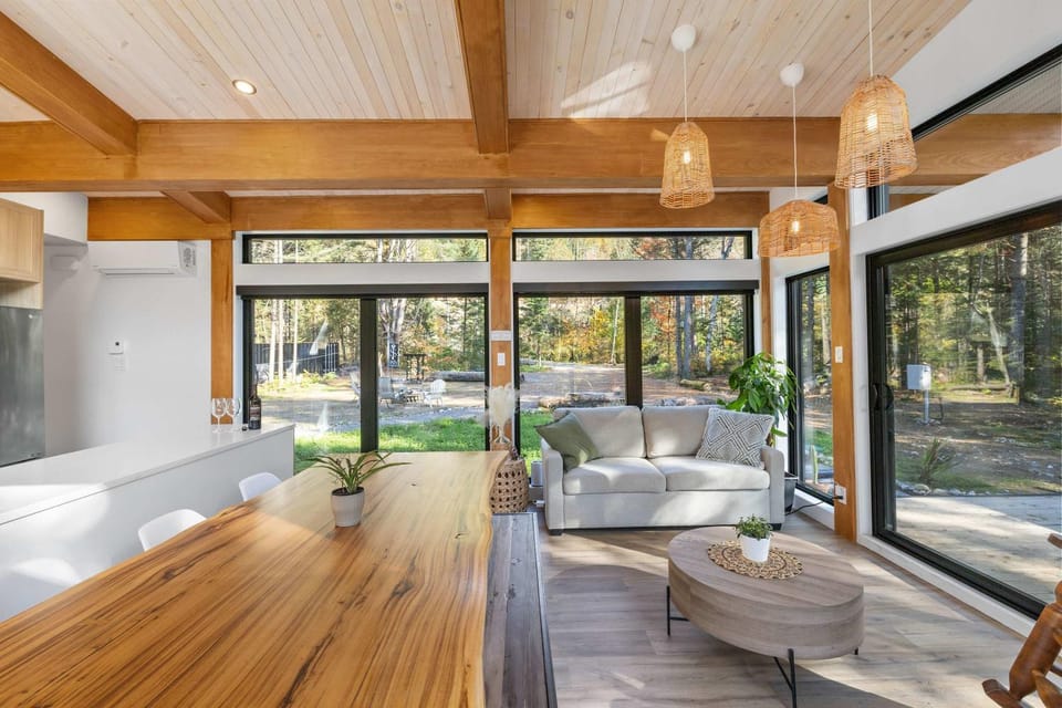Spa and Sauna - Riverside - Brand New- SKOV Chalets Chalet in Quebec