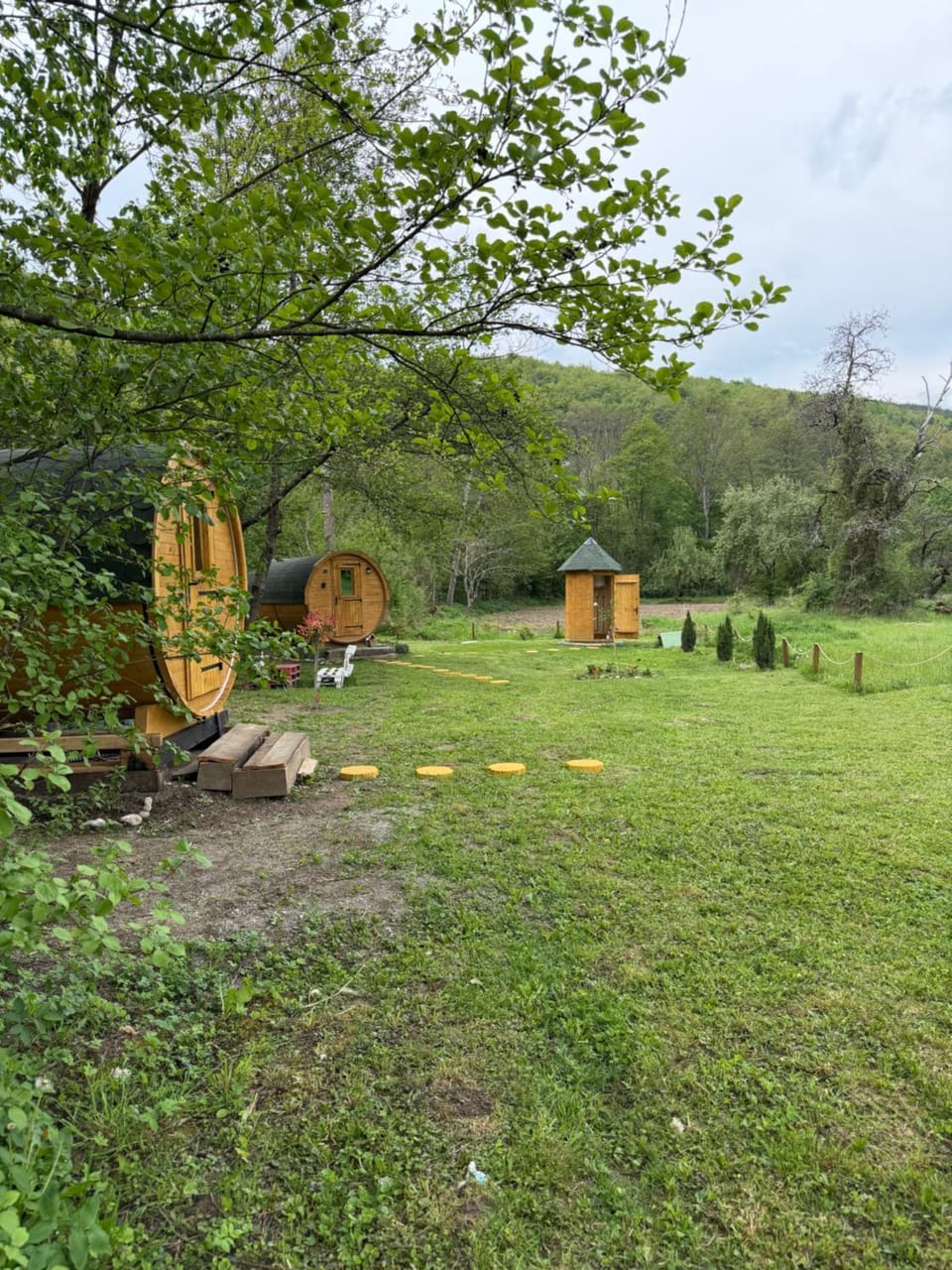 river barrels House in Zlatibor District, Serbia