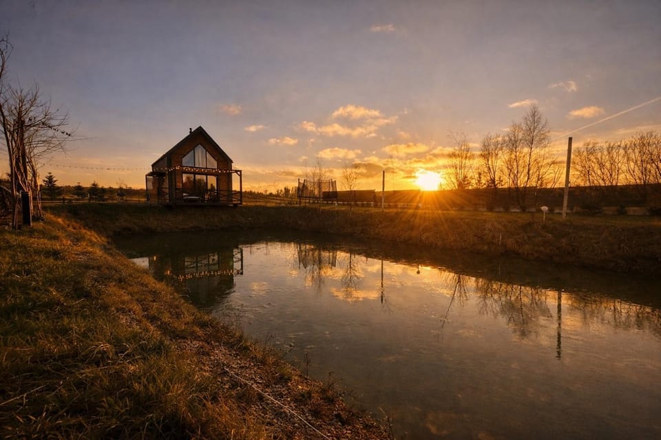 Property building, Day, Natural landscape, Sunset