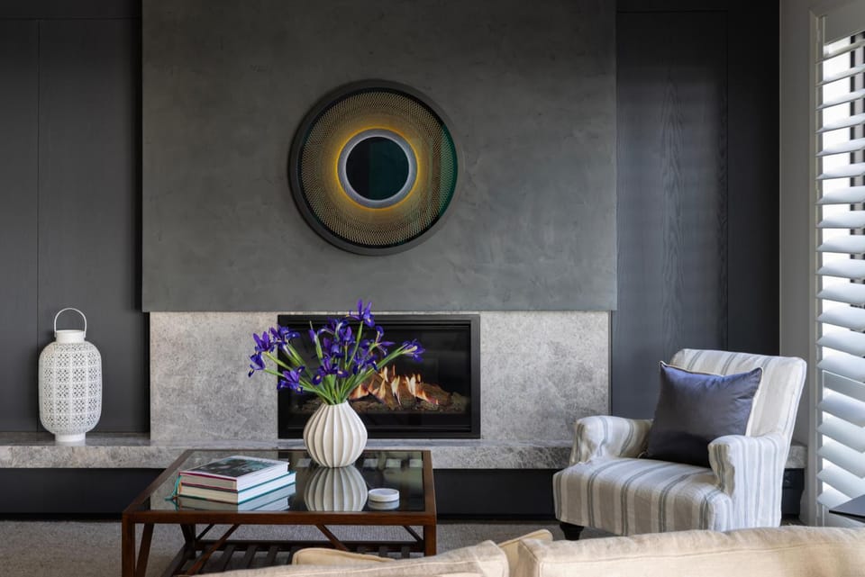 Communal lounge/ TV room, fireplace