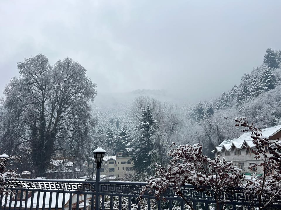Natural landscape, Winter, Mountain view