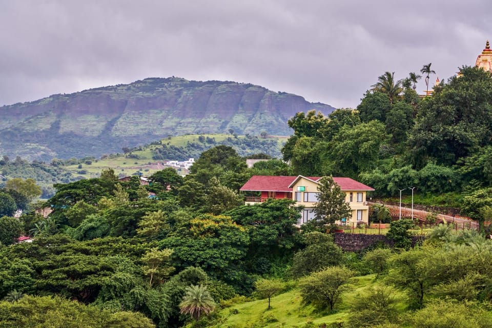 Property building, Nearby landmark, Spring, Day, Natural landscape, Mountain view