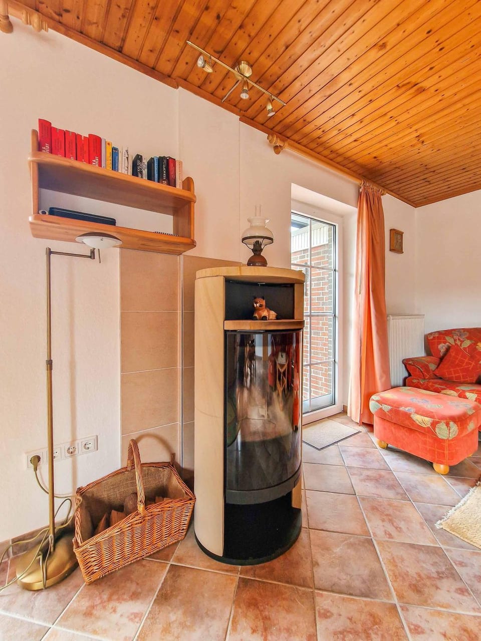Living room, fireplace