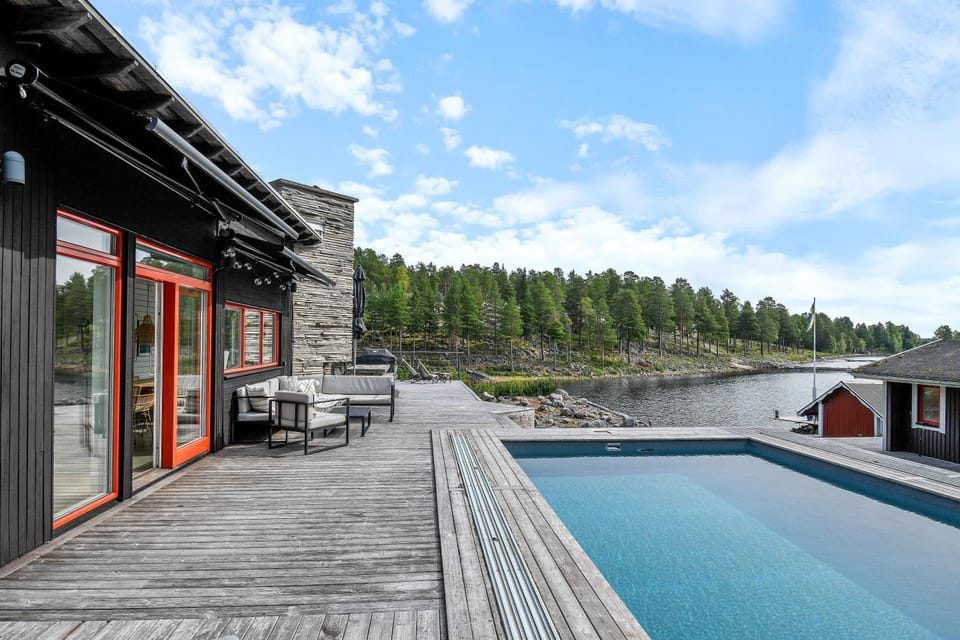 Cottage by the Sea House in Norrbotten County, Sweden