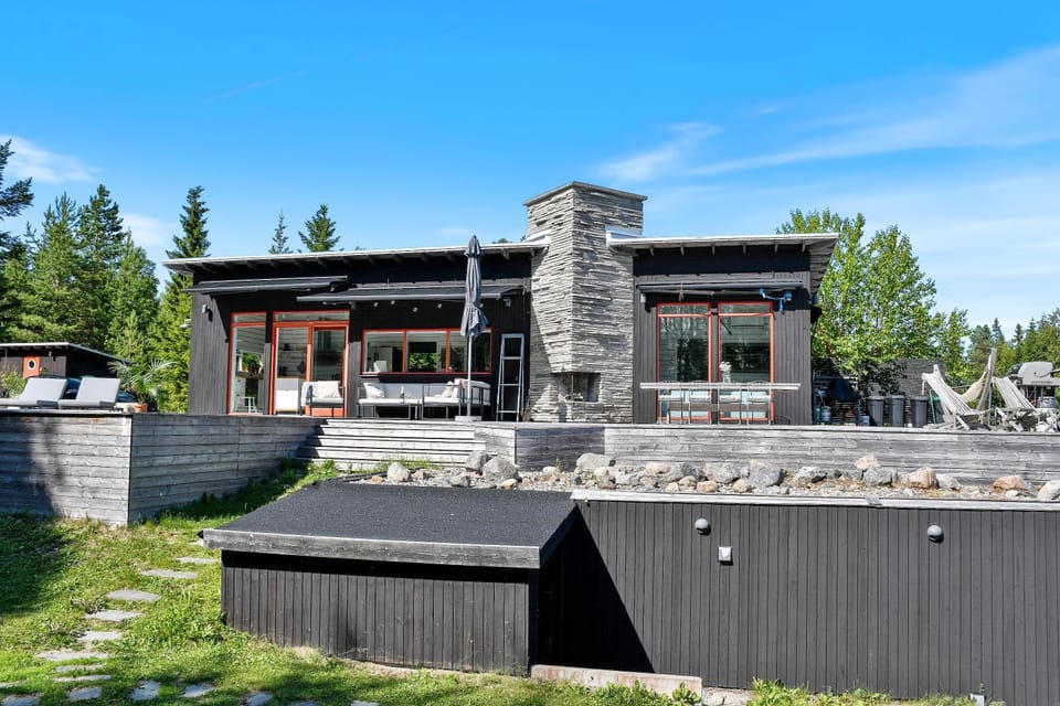Cottage by the Sea House in Norrbotten County, Sweden