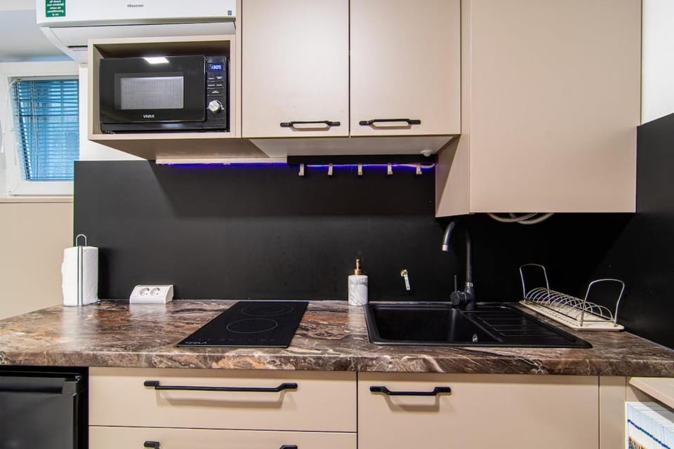 Kitchen or kitchenette, dishwasher, oven, stove, kitchen