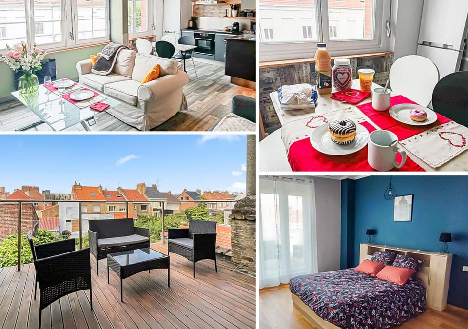 Bed, Balcony/Terrace, Living room, Photo of the whole room, Seating area, Dining area, Bedroom, kitchen
