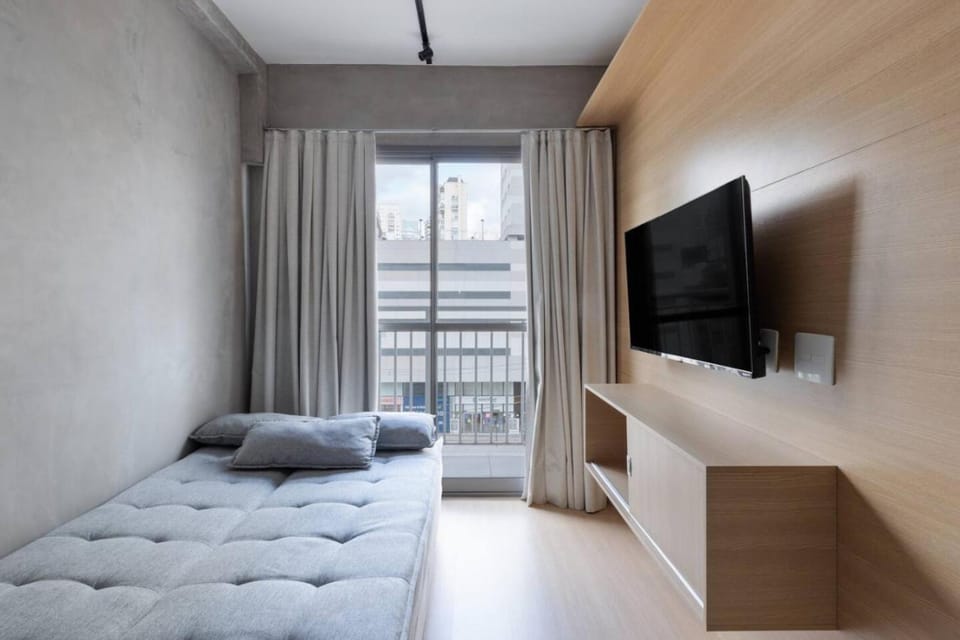 Apto novo com rooftop, jacuzzi e academia - Wecare Hosting Apartment in Sao Paulo City