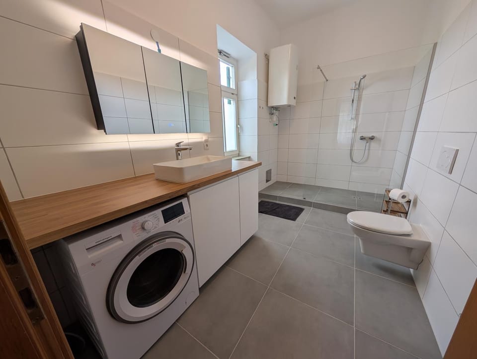 Toilet, Bathroom, washing machine