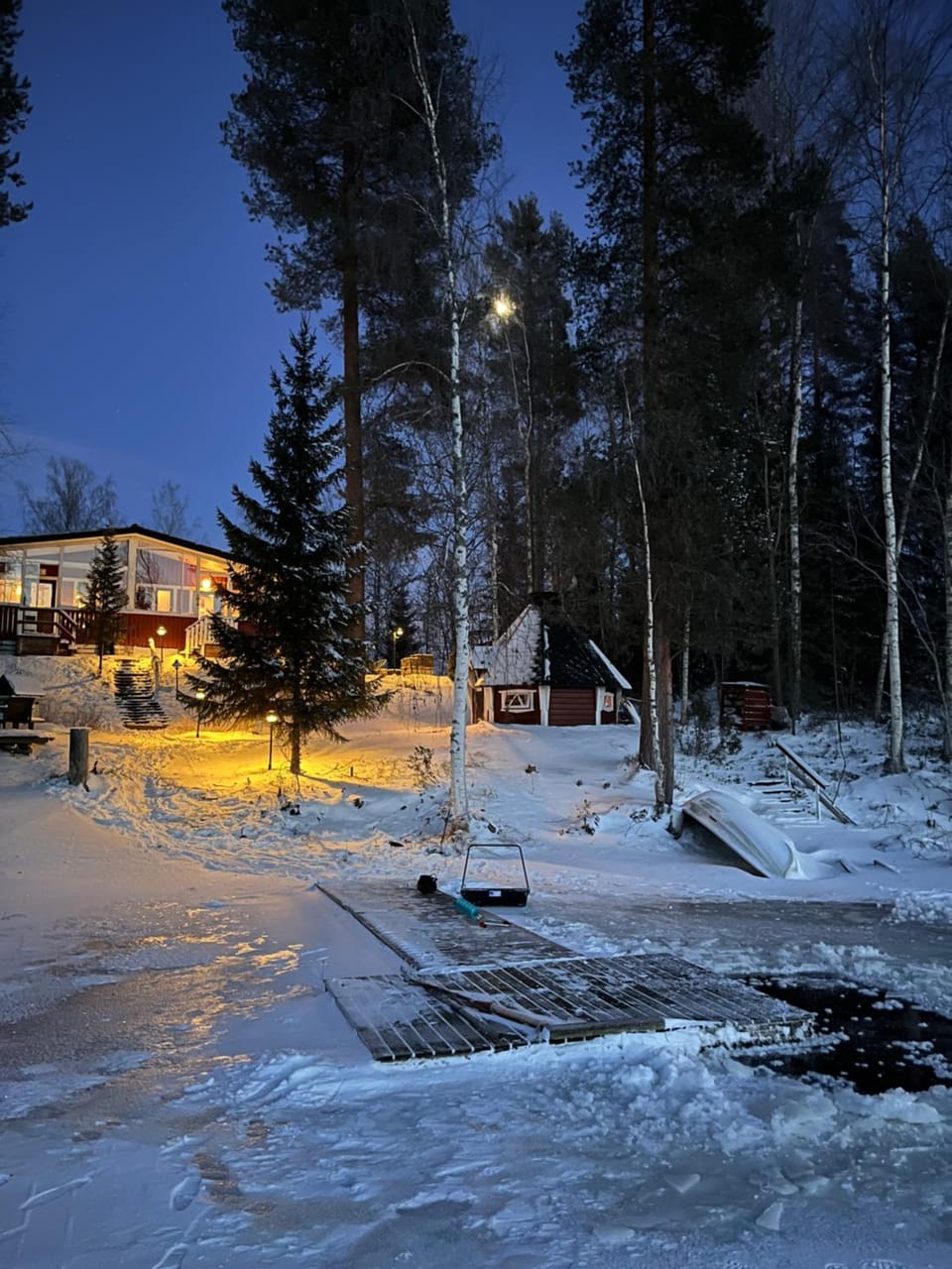 Semi-detached cottage by the lake Apartment in Finland