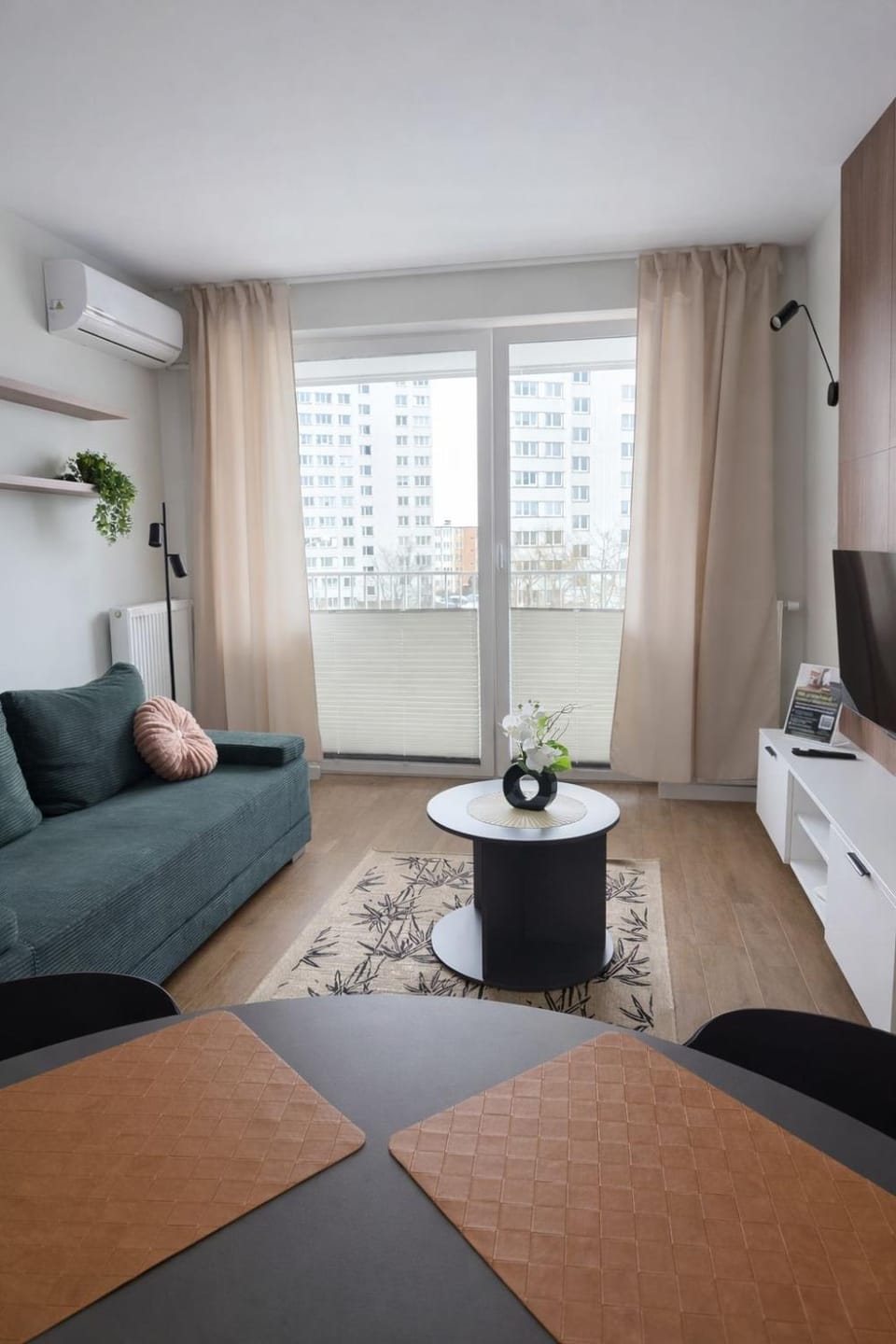 TV and multimedia, Living room, Photo of the whole room, Seating area, air conditioner