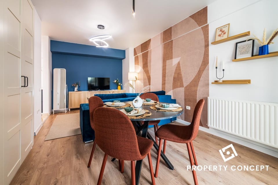 Living room, Seating area, Dining area