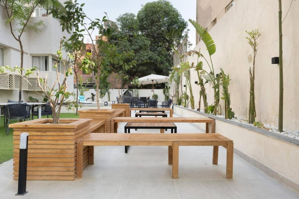 Property building, Garden