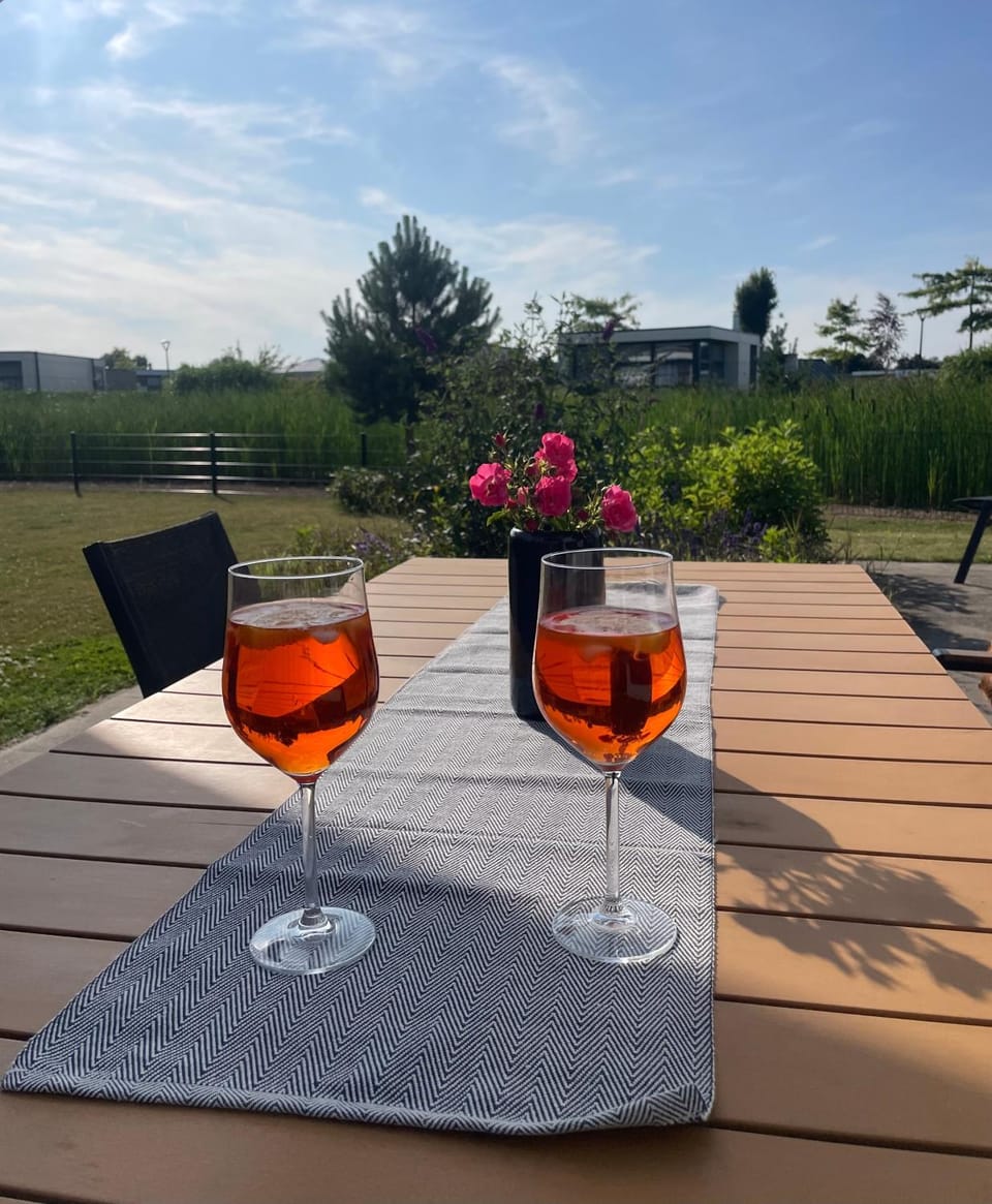 Marina Strandbad Chalet Inselperle mit Zaun & AirCo Nr 84 House in Gelderland, Netherlands