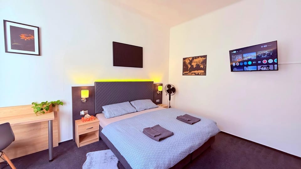 Bed, TV and multimedia