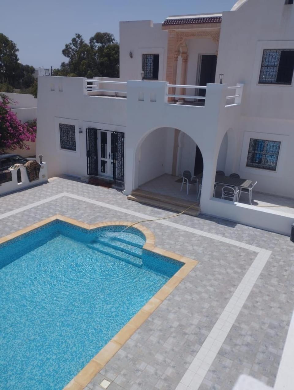 View (from property/room), Balcony/Terrace, Pool view