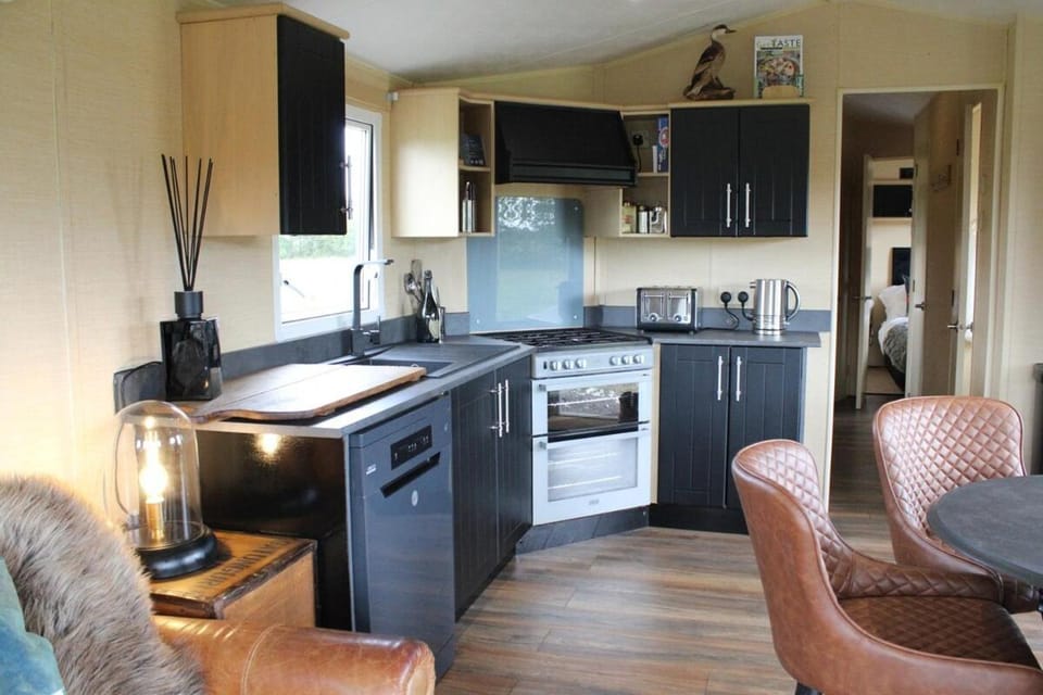 Coffee/tea facilities, Kitchen or kitchenette, Seating area, Dining area, dishwasher, stove, toaster