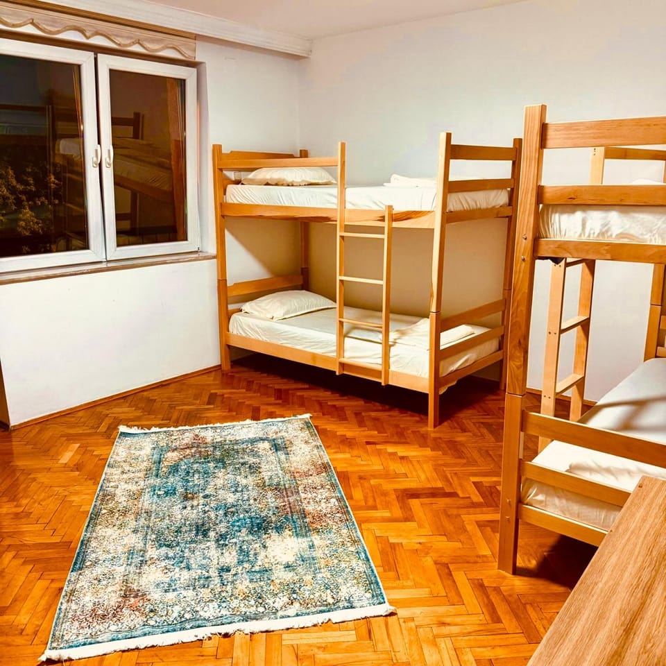 Photo of the whole room, bunk bed