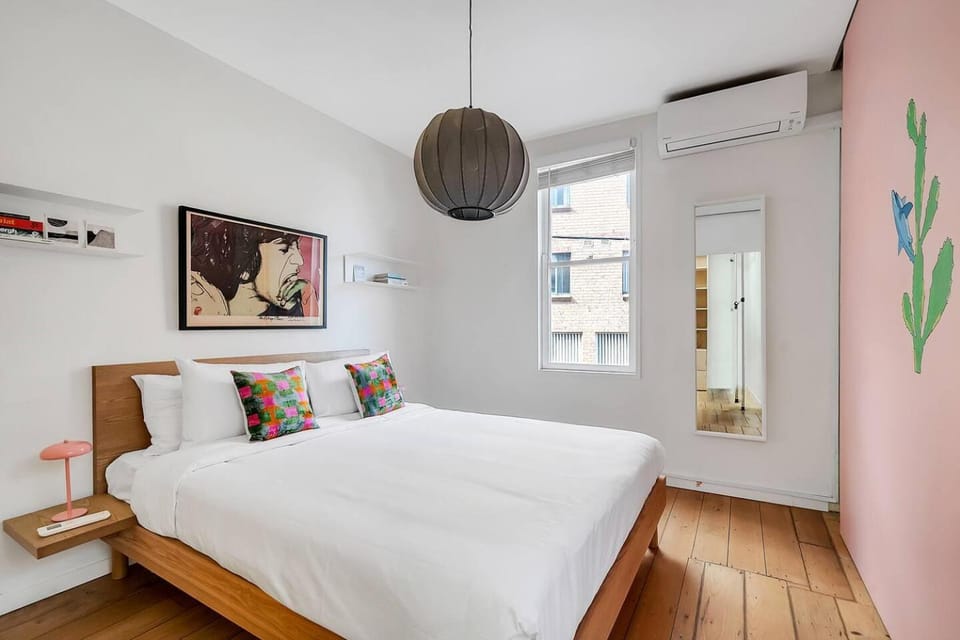 Bed, Other, Bedroom, air conditioner