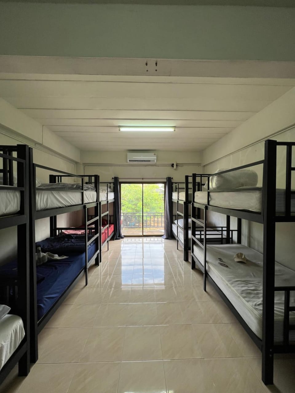 Photo of the whole room, bunk bed