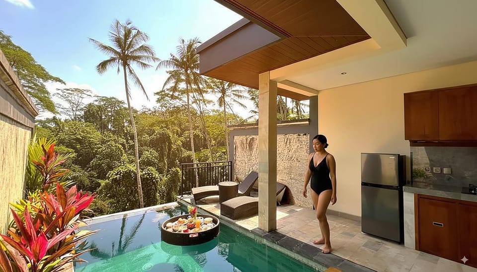 Kitchen or kitchenette, Swimming pool
