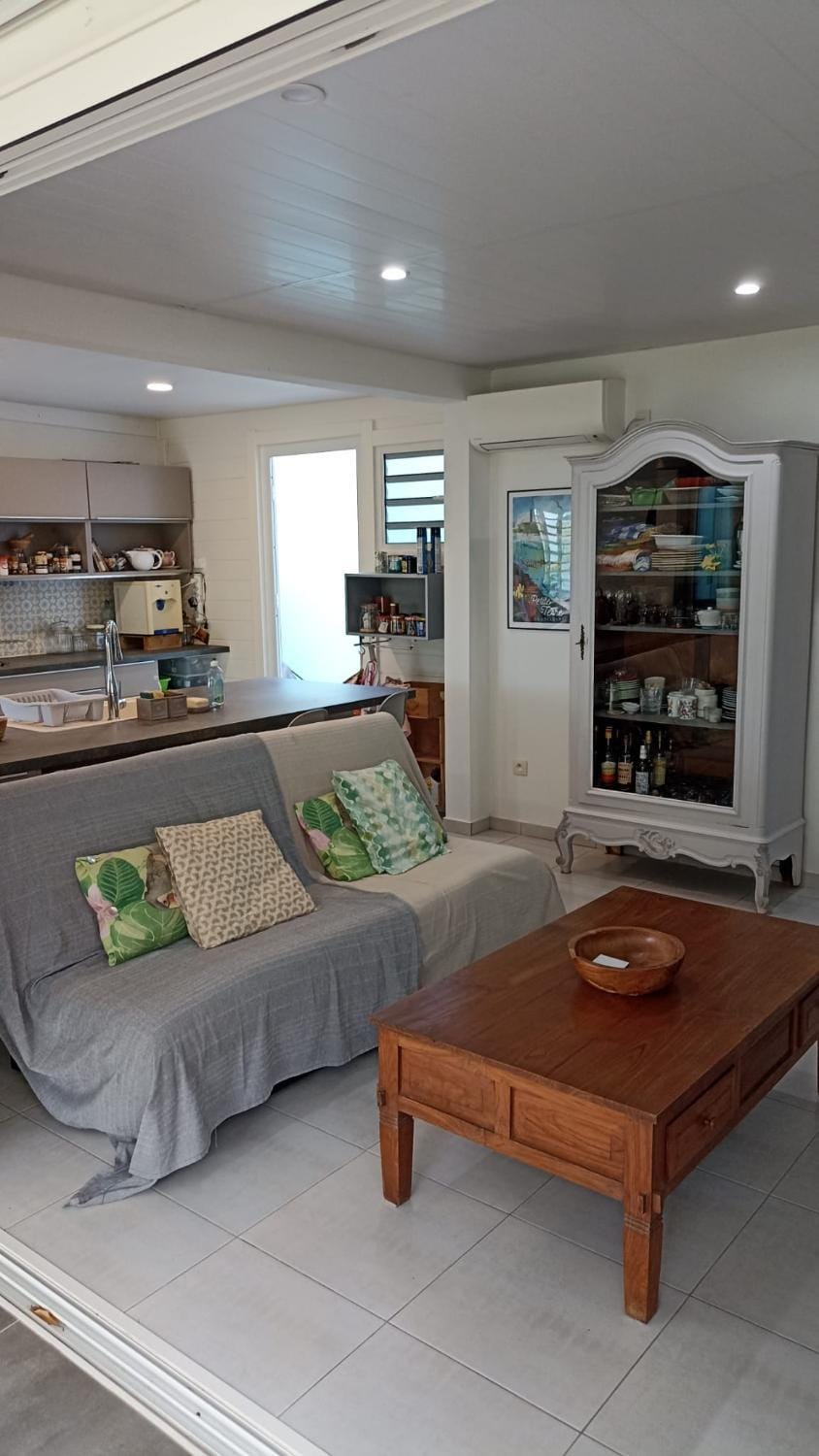 Living room, air conditioner
