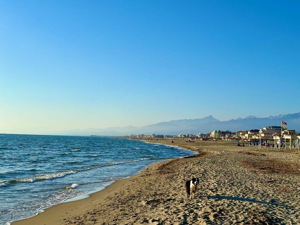 Natural landscape, Beach, Mountain view, Sea view