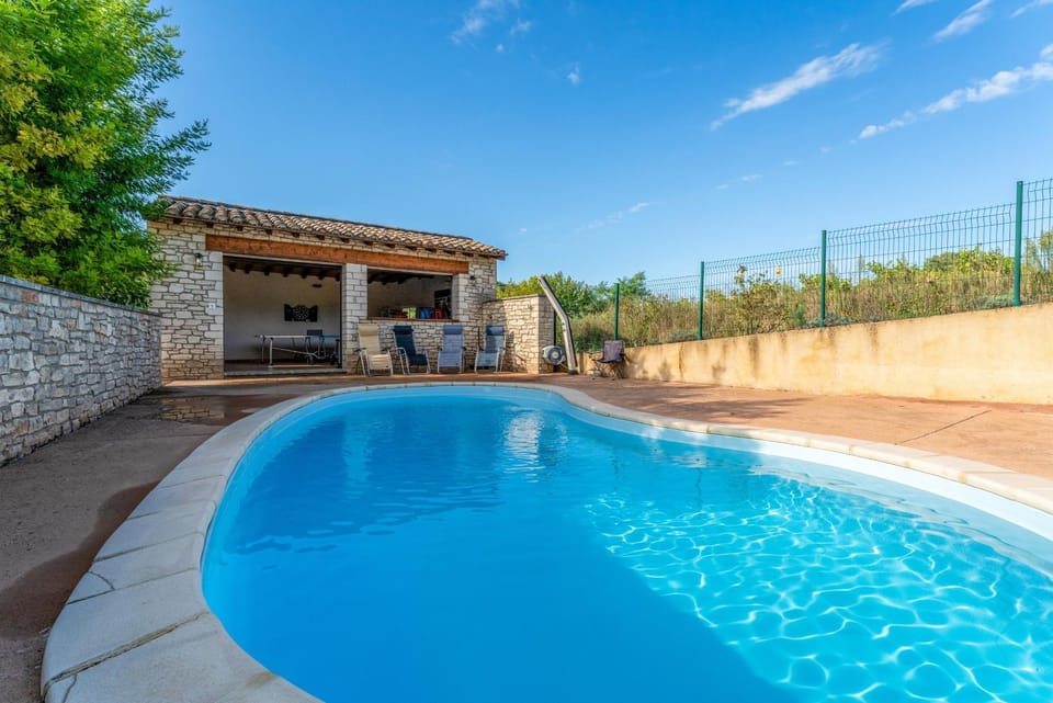 Property building, Living room, Swimming pool