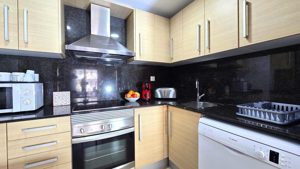 dishwasher, microwave, toaster, kitchen