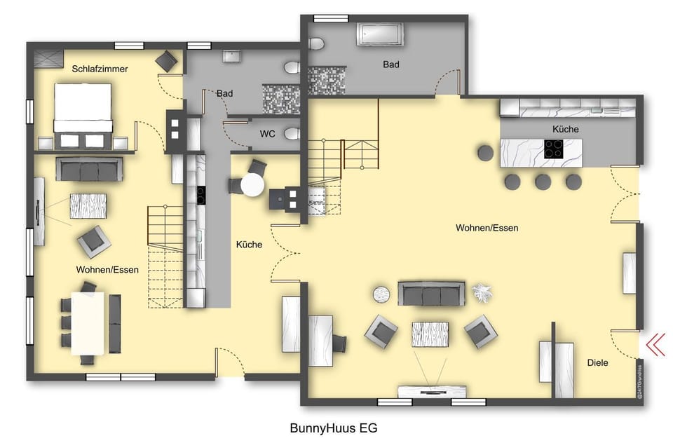 Design-Landhaus BunnyHuus - gesamtes Haus Apartment in Lower Saxony, Germany