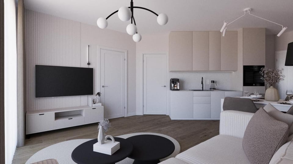 TV and multimedia, Coffee/tea facilities, Kitchen or kitchenette, Living room, Dining area