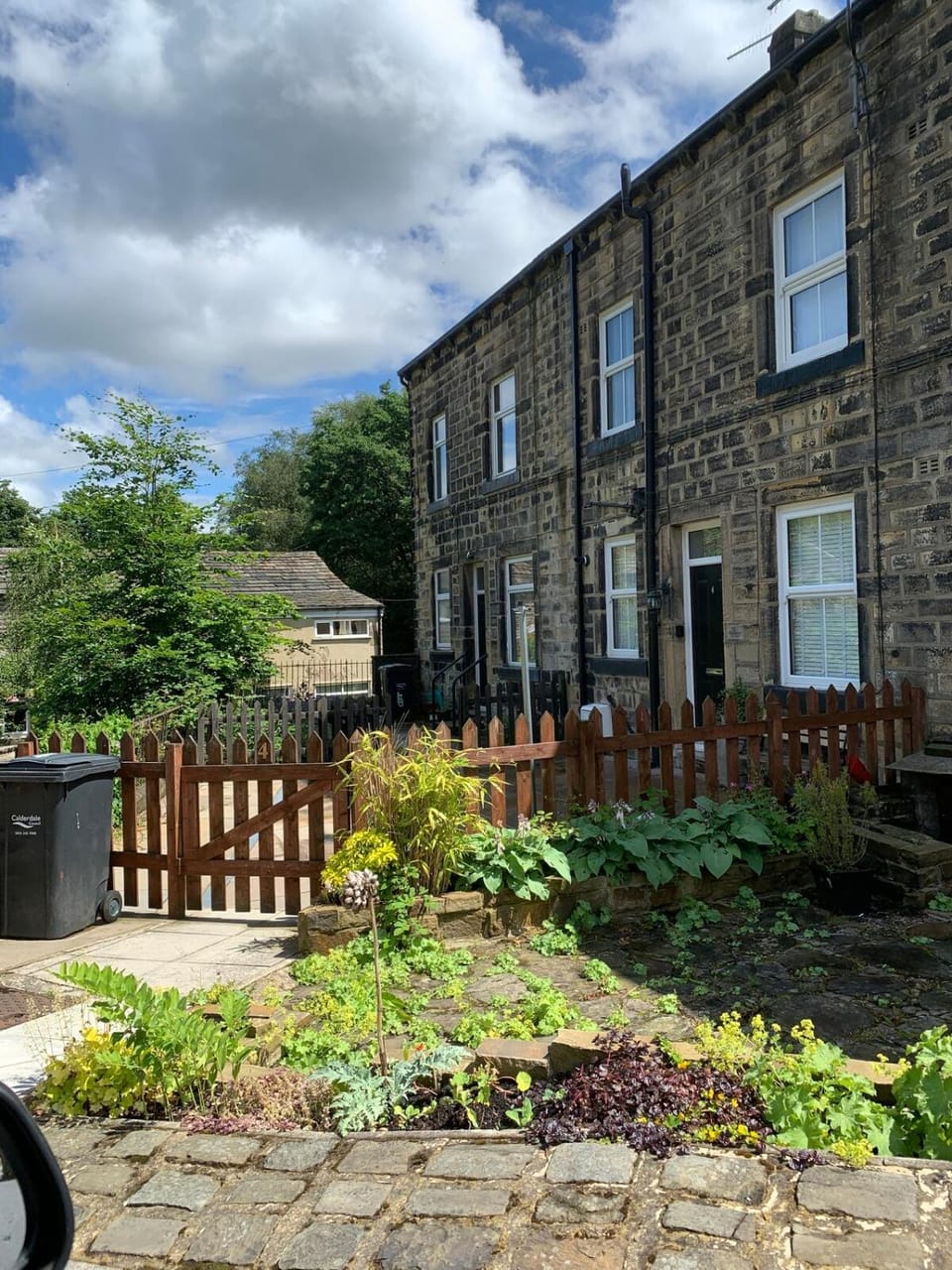 Property building, Garden view