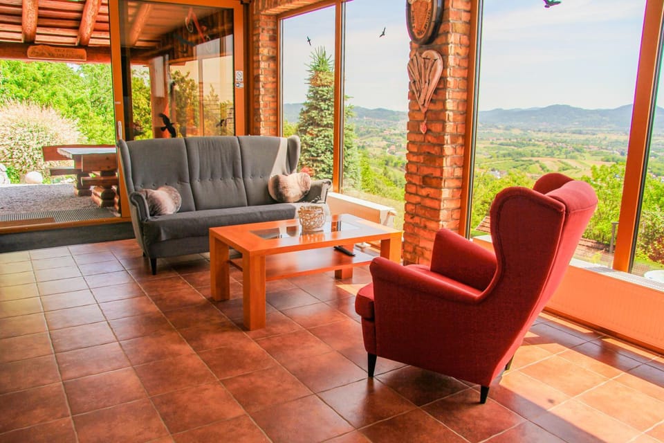 Patio, Day, Natural landscape, View (from property/room), Balcony/Terrace, Living room, Seating area