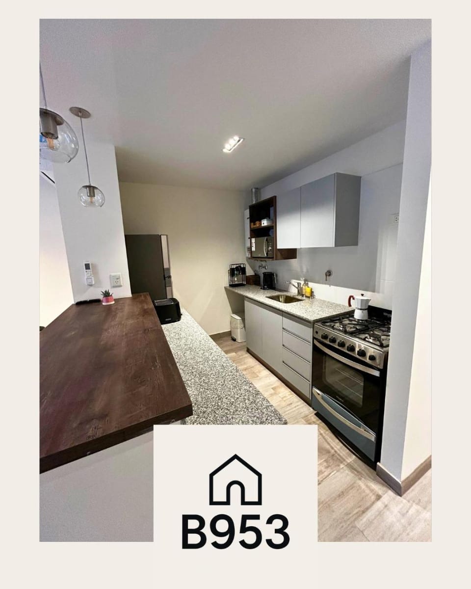 Kitchen or kitchenette, oven, stove, toaster